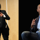 Cornel West in 2016 (Frederick M. Brown/Getty Images); Ta-Nehisi Coates in 2015 (Anna Webber/Getty Images)